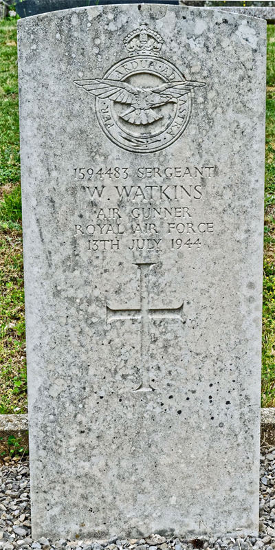 Sgt William Watkins<br/><br /><br />died July 13th, 1944